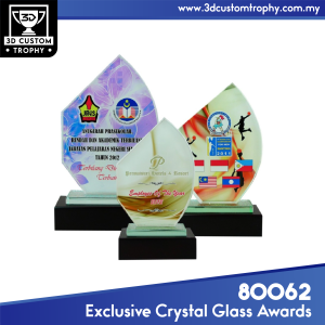 80062 Exclusive Crystal Glass Awards